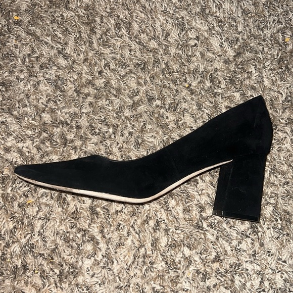 Black Mark Fisher pointed toe block heel size 11 - Picture 8 of 12